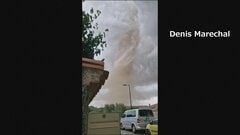 フランス南西部で大型の竜巻が観測される　41人けが　住宅約300戸に被害| TBS CROSS DIG with Bloomberg