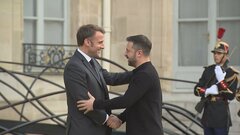 ゼレンスキー大統領がフランス訪問　防衛装備品の継続的な支援など改めて確認| TBS CROSS DIG with Bloomberg