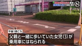3歳女児が乗用車にはねられ意識不明の重体 商業施設駐車場の出入り口付近で 運転の男を過失運転傷害の疑いで現行犯逮捕 新潟・燕市|TBS NEWS DIG