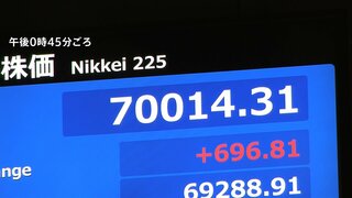 日経平均株価 史上初の7万円突破 2か月弱で1万円も上昇　急ピッチな株高は「バブル」なのか？警鐘鳴らす専門家も| TBS CROSS DIG with Bloomberg