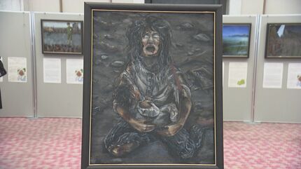 家族の心にも深い傷を負うことを感じて」 被爆者と向き合い描いた絵を