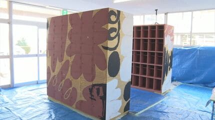 開校120年「松江ろう学校」で…古い下駄箱をアートに | BSSニュース