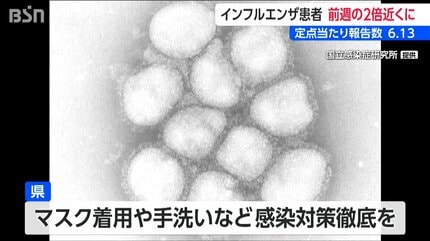新潟県内のインフル前週の2倍近くに 五泉市の医薬品製造会社 デンカが