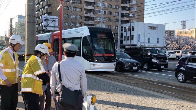 【速報】市電が自動車と接触か 富山港線で約30分の遅れ(富山駅ー岩瀬浜駅)富山地鉄|TBS NEWS DIG