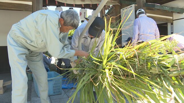 「暑い夏を乗り切って」無病息災を願う「茅の輪」新調 彦島八幡宮|TBS NEWS DIG