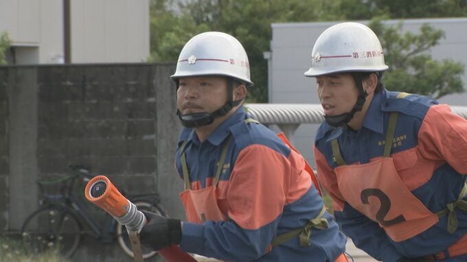「操法は消火活動の基本の動作」金沢市の消防団員245人出場のポンプ車操法大会 スピードや正確性競う|TBS NEWS DIG