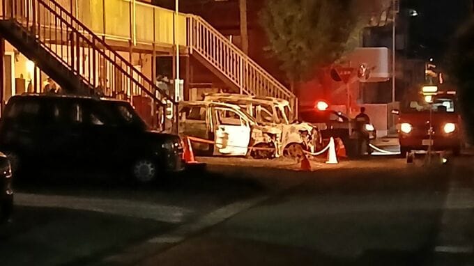 「車が燃えている」駐車場の車３台焼ける　鹿児島市桜ヶ丘5丁目|TBS NEWS DIG