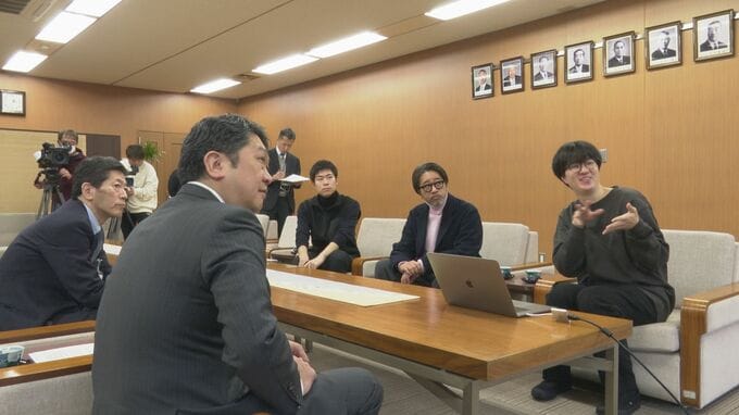 次回作ではアカデミー賞狙う 米エミー賞受賞のトンコハウスが金沢市長に受賞報告　|　石川県のニュース｜MRO北陸放送