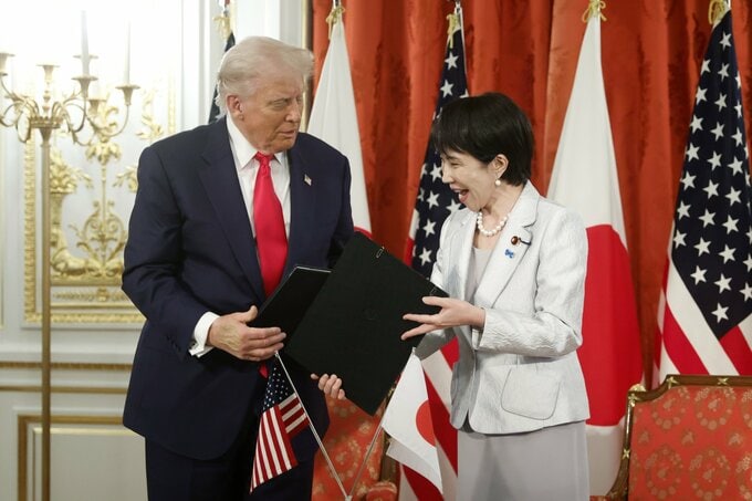 トランプ大統領、高市首相に祝意－「大きな成功願う」と自民圧勝受け