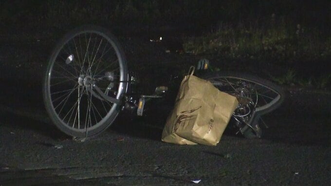 【速報】大型トレーラーに自転車運転の男性はねられ死亡　青森県青森市|TBS NEWS DIG