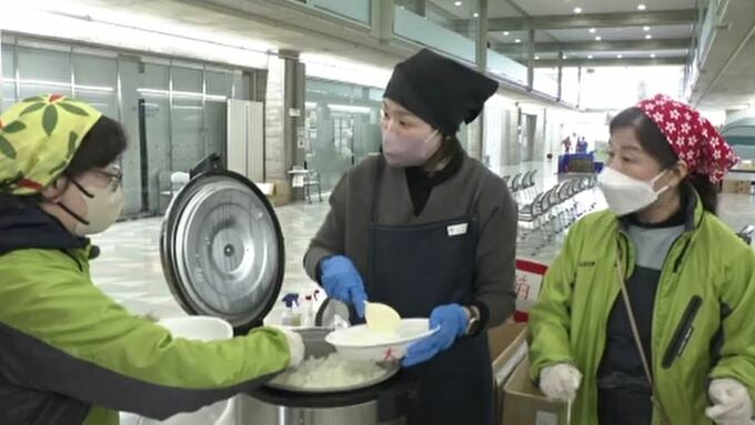 1.5次避難者へ石川の食材を いしかわ水土里ネット女性の会が避難者へ炊き出し|TBS NEWS DIG