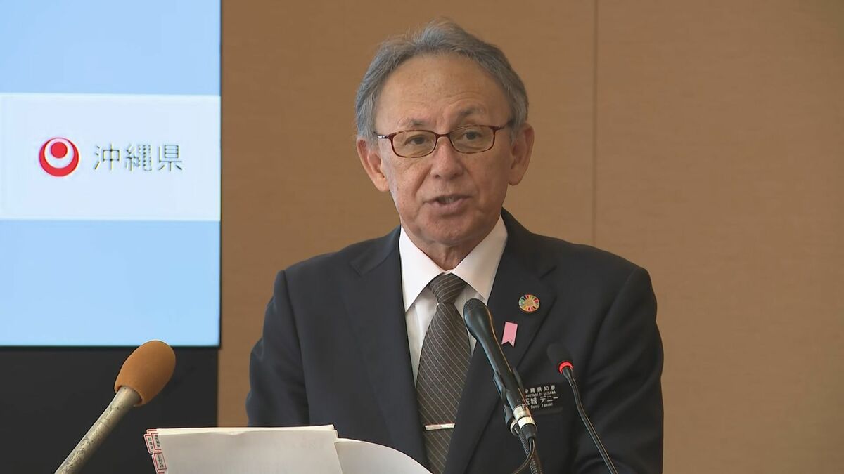 玉城知事「予算編成に空白」と2月総選挙に苦言　立憲・公明新党案には「政策の実現性、実効性高まるなら期待集める」