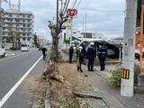 乗用車が街路樹などをなぎ倒し横転…運転手の高齢女性(74)が死亡 | 愛媛のニュース - Nスタえひめ|あいテレビは6チャンネル