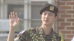 「BTS」メンバーJINさん 1年半の兵役終え施設を後に　メンバーたちが出迎え| TBS CROSS DIG with Bloomberg