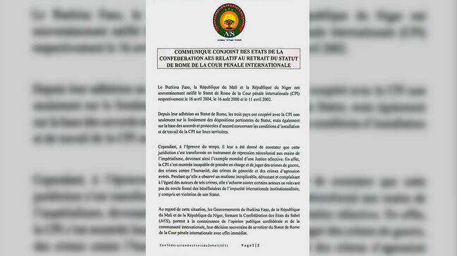 西アフリカ3か国がICC脱退表明 関係強めるロシアに連帯か|TBS NEWS DIG