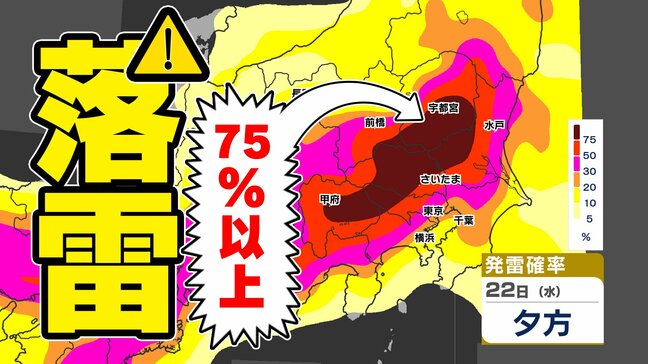 【東京首都圏】3連休明け「ゲリラ雷雨」に注意 警報級大雨おそれ 気象庁「大雨・落雷・突風」注意呼びかけ【雨・発雷確率シミュレーション / 関東甲信地方各都市の週間予報】東京・神奈川・埼玉・千葉・群馬・栃木・茨城・山梨・長野|TBS NEWS DIG