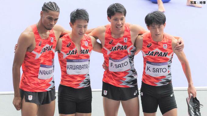 男子4×400mリレー アジア新記録で6位入賞！予選の日本新を塗り替える快走【パリ五輪・陸上】|TBS NEWS DIG