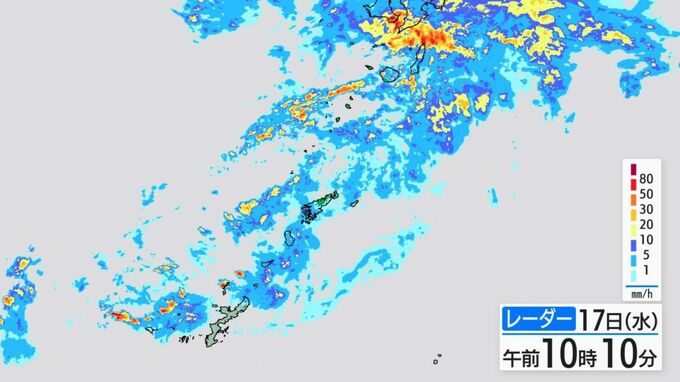 梅雨前線が停滞　徳之島町や伊仙町で1時間雨量53ミリ　知名町にレベル4土砂災害危険警報　土砂災害に厳重に警戒を　鹿児島|TBS NEWS DIG
