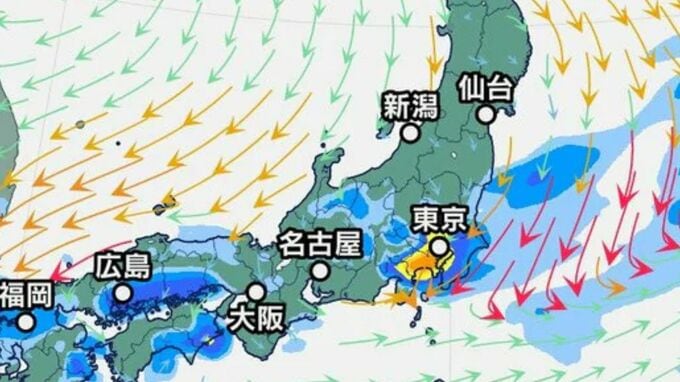 【大雨情報】関東地方　18日午後に激しい雨の見込み　“警報級”大雨となるところも　多いところで1時間に最大50mm予想　【雨と風のシミュレーション】　|　富山のニュース｜天気・防災｜チューリップテレビ