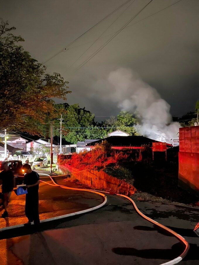 「小屋から爆発音がして炎上している」住宅など３棟が全焼する火事　福岡・大牟田市　|　福岡のニュース｜RKB NEWS｜RKB毎日放送