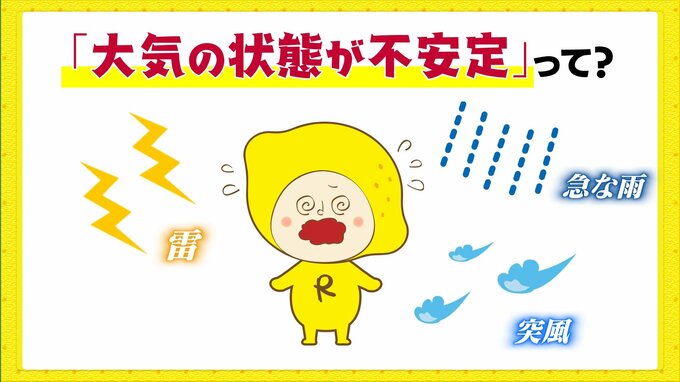 【天気メモ】大気の状態が不安定って？　|　RCC NEWS | 広島ニュース | RCC中国放送