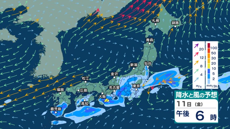 今後の雨 】10日にかけ東日本で非常に激しい雨のおそれ 関東甲信・東海