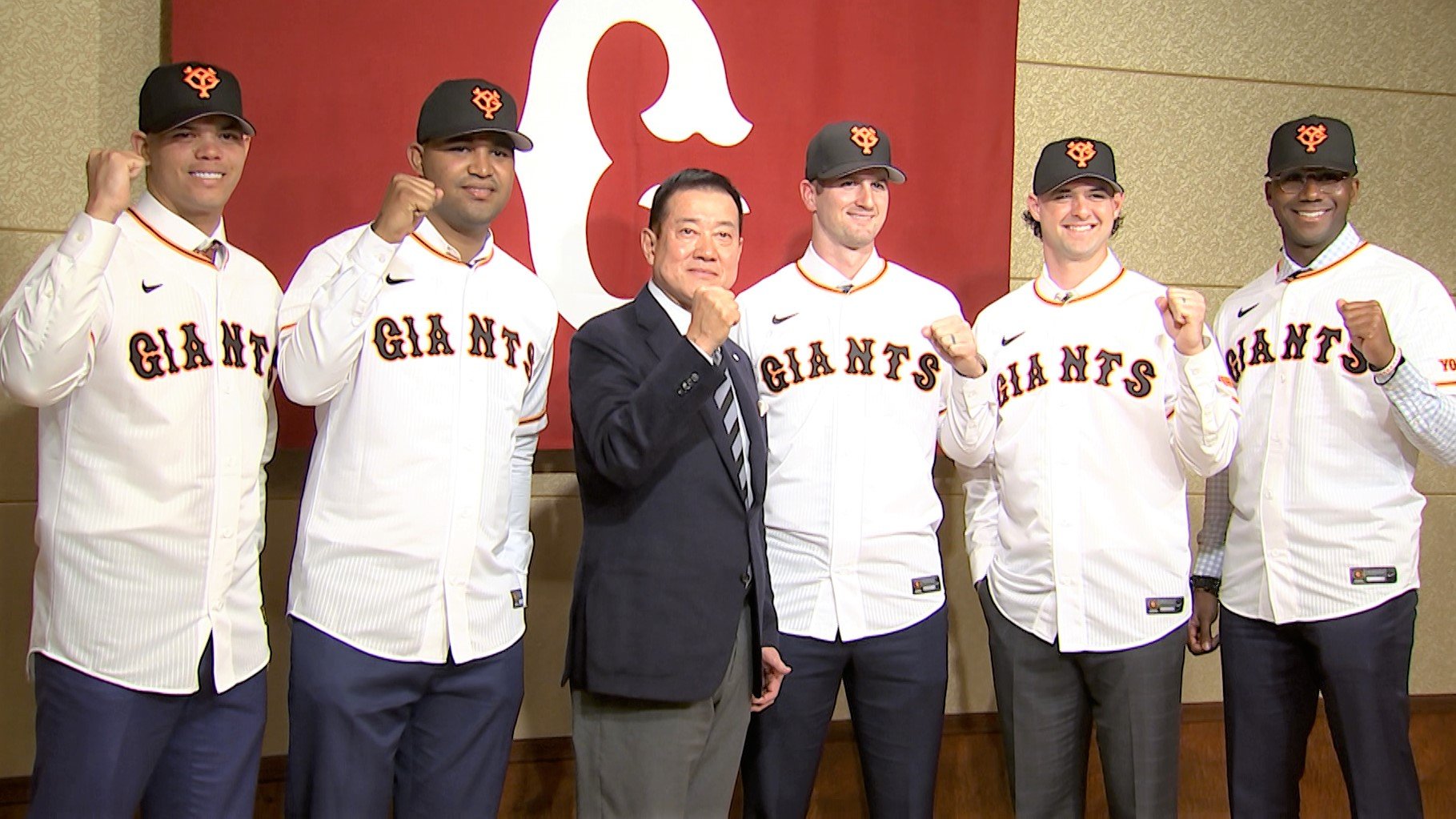 巨人・原監督「私の中ではDay By Dayと」新外国人5選手入団会見、指揮