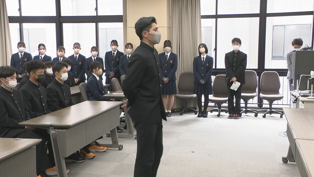 高校サッカー星稜高校全国出場激励会「良い報告ができるように頑張っ