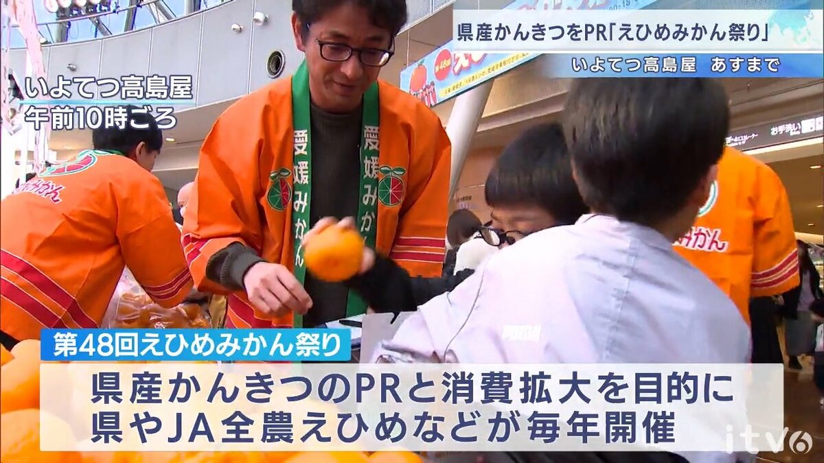 えひめみかん祭り」始まる 柑橘23種類、約200点展示販売 18日も開催