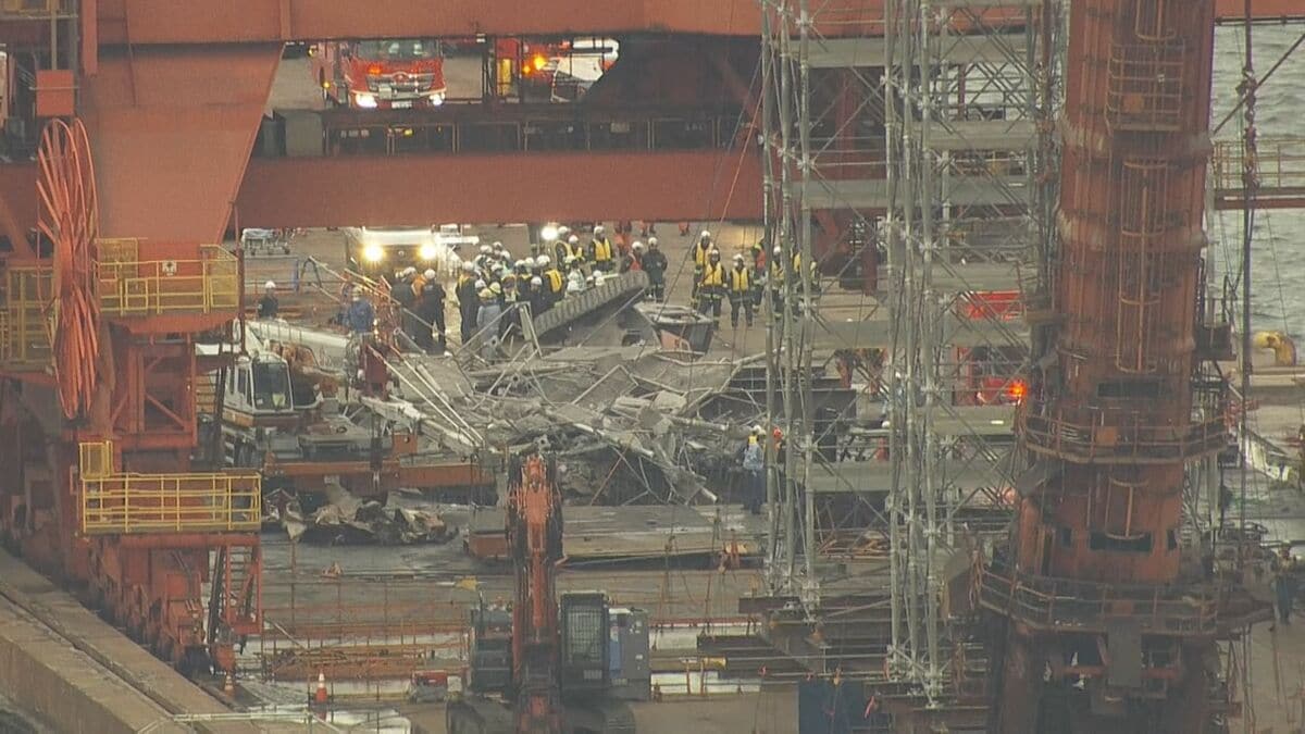 【速報】川崎市のJFEスチール工場で足場から5人が落下　3人が意識なし　1人は未だ発…