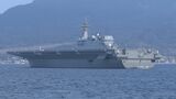 海自最大級の護衛艦「かが」桜島をバックに浮かぶ 事実上の空母化へ改修完了 鹿児島湾 | 鹿児島のニュース|MBC NEWS|南日本放送