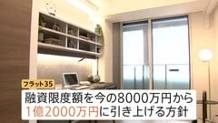 「フラット35」融資限度額を8000万円→1億2000万円に引き上げへ　2005年以来　日銀の利上げ背景に日本維新の会が対応求める| TBS CROSS DIG with Bloomberg