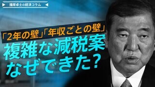 103万円に『壁』はなくなっても、新たな年限・年収ごとの『壁』が続々誕生！なぜ、こんな複雑な減税案ができたのか？【播摩卓士の経済コラム】| TBS CROSS DIG with Bloomberg