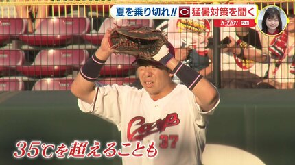 昨季は夏場に怒涛の10連勝 夏を乗り切れ 広島カープ 練習・試合で体重
