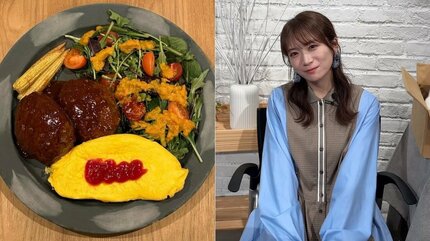 秋元真夏 】久々の「#割烹まなつ」 ハンバーグとオムレツ フォロワー