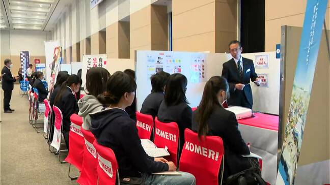 「人が足りない」「高校生の採用に力を入れたい」鹿児島県内60社が合同企業説明会|TBS NEWS DIG