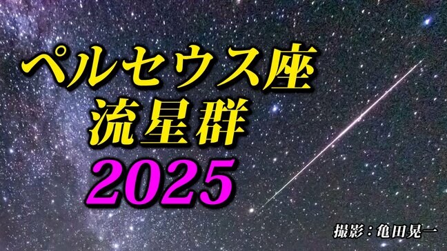 【ペルセウス座流星群２０２５】 観察のポイント＆撮影のコツ 夏休みの自由研究に最適【スマホで流星を撮影するコツ】気になる天気は（１７日（日）まで）|TBS NEWS DIG