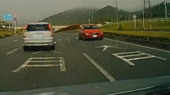 【ドラレコ映像】「一瞬、不思議。過ぎ去ってから恐怖」国道20号　逆走する1台の車　山梨|TBS NEWS DIG