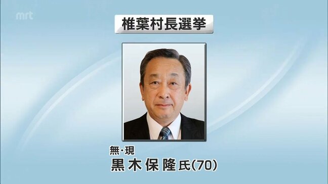 椎葉村長選挙が告示 現職・黒木保隆氏が立候補を届け出 無投票か|TBS NEWS DIG