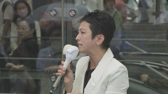 都知事選出馬表明の蓮舫氏「東京都のトップになって、東京から行革をしたい」 大雨の中、街頭で訴え　公約発表は小池知事と同じタイミングで|TBS NEWS DIG