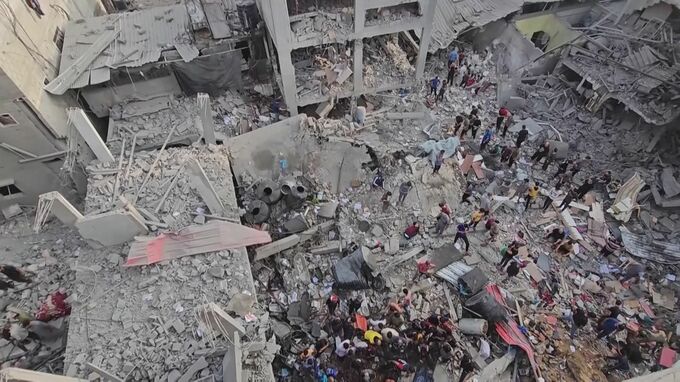 ガザ北部ジャバリア難民キャンプに3日連続空爆、複数の難民キャンプで避難所となっていた4つの学校に被害少なくとも23人死亡 国連機関発表|TBS NEWS DIG