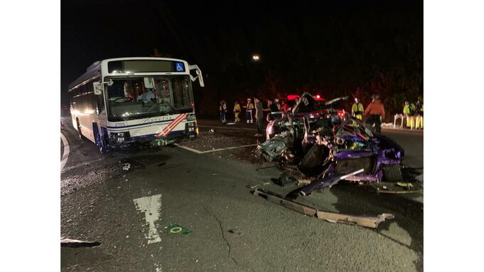 【速報】路線バスと車が正面衝突　車の運転手が重体の模様【長崎市柿泊町】　|　長崎のニュース | 天気 | NBC長崎放送