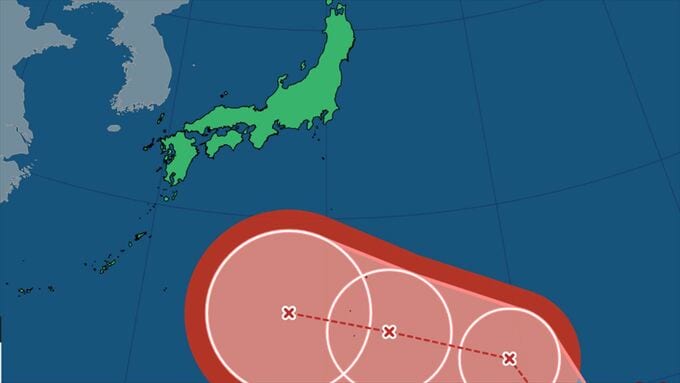 【台風情報】台風のたまご＝熱帯低気圧aが発生　24時間以内に台風に発達か　19日には強い勢力で日本の南に接近か　【進路予想・シルバーウィークは？雨と風のシミュレーション】　|　山梨のニュース | ＵＴＹテレビ山梨