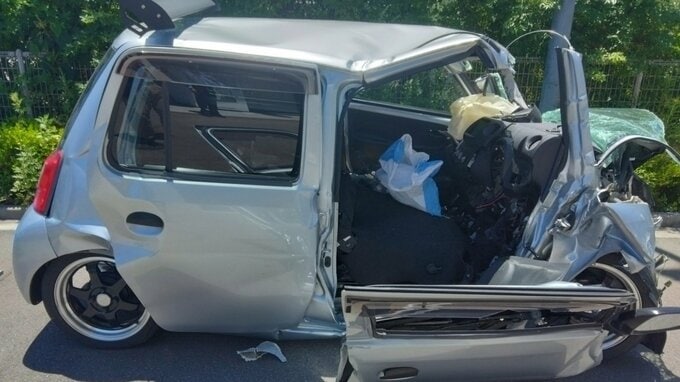 現場は緩やかなカーブ…車2台が正面衝突し24歳男性死亡 香川・三豊市【RSK山陽放送】|TBS NEWS DIG
