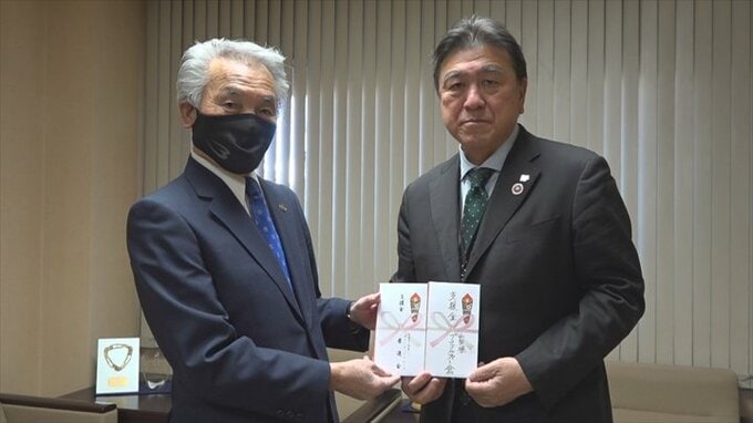 山梨県プロゴルファー会などから能登半島地震被災地へ義援金　テレビ山梨厚生文化事業団|TBS NEWS DIG