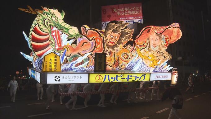 青森ねぶた祭開幕！　武者人形出陣・ハネトが乱舞　青森県|TBS NEWS DIG