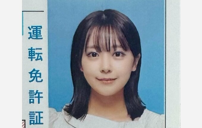 【 モデル・古川杏 】　運転免許証の写真を公開　ファン反響　「めちゃくちゃ可愛い」「免許証写真なのに綺麗に写ってる　凄い」|TBS NEWS DIG