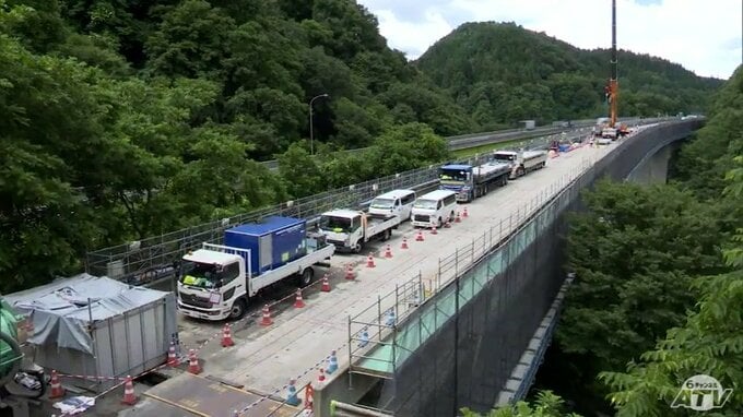 「八戸道が供用して35年が経ちました…」劣化進む八戸自動車道の「沢内橋」改修工事の現場が公開　|　青森のニュース│ATV NEWS│青森テレビ