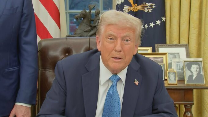 2月1日からカナダとメキシコに25％関税 中国に10％追加関税　トランプ大統領が正式表明|TBS NEWS DIG