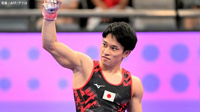 体操・谷川航が種目別跳馬で日本勢45年ぶりの金メダル！ 唯一の15点台、弟・翔は平行棒と鉄棒で銅【アジア大会】|TBS NEWS DIG